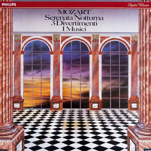 イ・ムジチのモーツァルト/ディヴェルティメントほか　蘭PHILIPS　3438　LP レコード