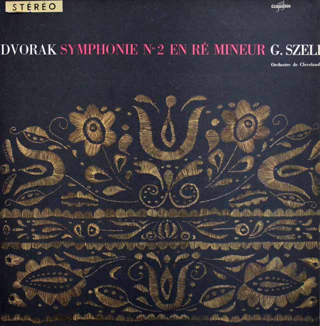 セルのドヴォルザーク/交響曲第2（7）番　仏Columbia　3438　LP レコード