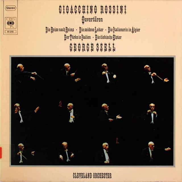 セルのロッシーニ/序曲集　独CBS　3438　LP レコード