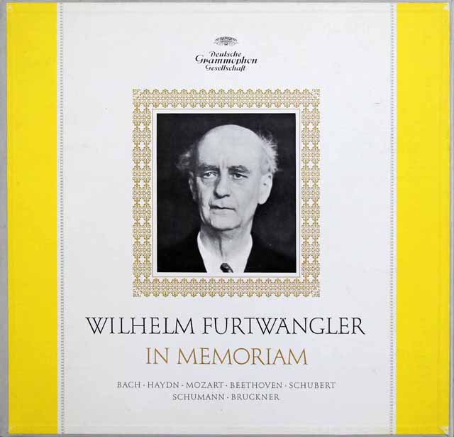 「フルトヴェングラー　イン　メモリアム」　ブルックナー/交響曲第9番ほか　独DGG　3438　LP レコード