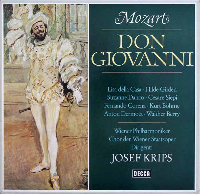 クリップスのモーツァルト/「ドン・ジョヴァンニ」全曲　独DECCA　3438　LP レコード