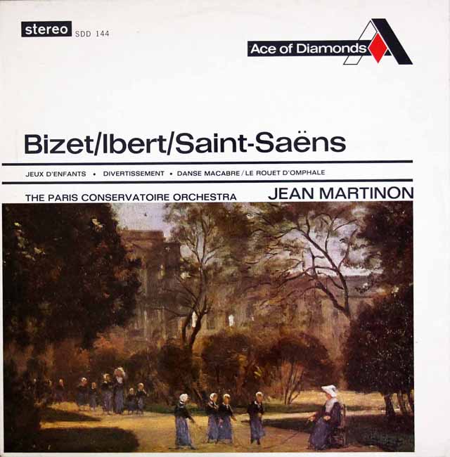 マルティノンのビゼー/「子供の遊び」ほか　英DECCA(Ace of Diamonds)　3439　LP レコード