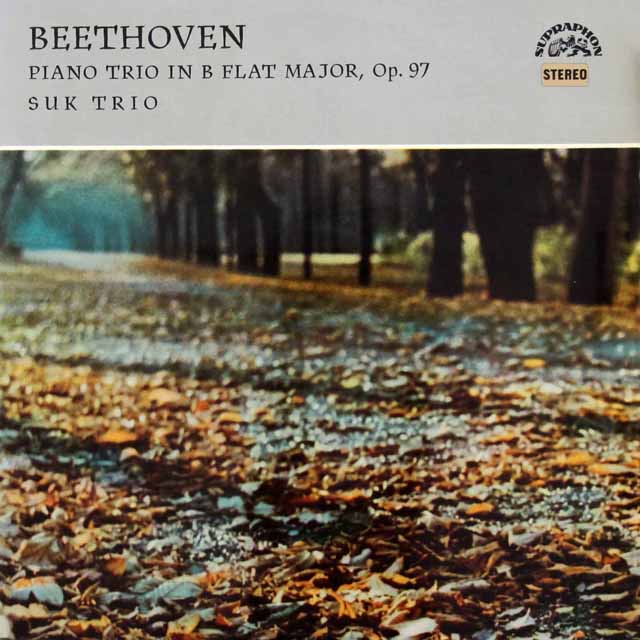 スークトリオのベートーヴェン/ピアノ三重奏曲 第7番「大公」　チェコスロヴァキアSUPRAPHON　3439　LP レコード