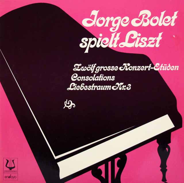 ボレットのリスト/超絶技巧練習曲集ほか　独Christophorus　3439　LP レコード