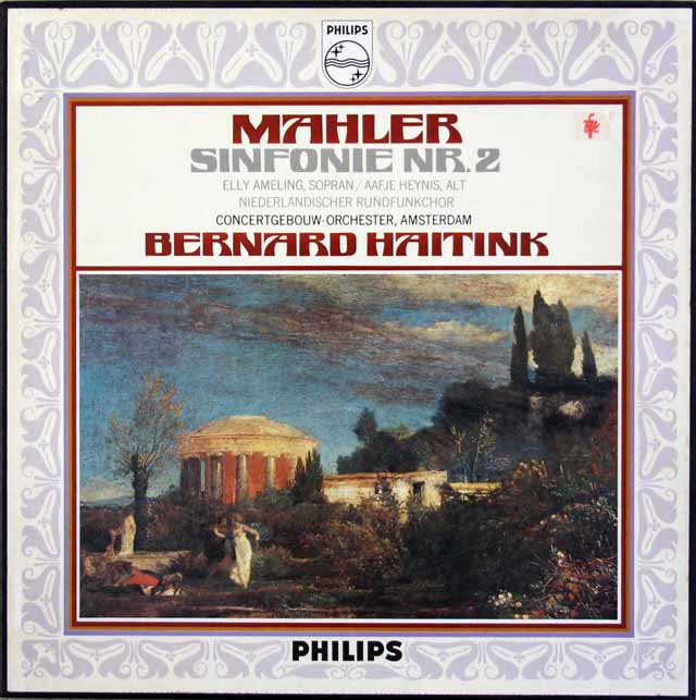 ハイティンクのマーラー/交響曲第2番「復活」　蘭PHILIPS　3439　LP レコード