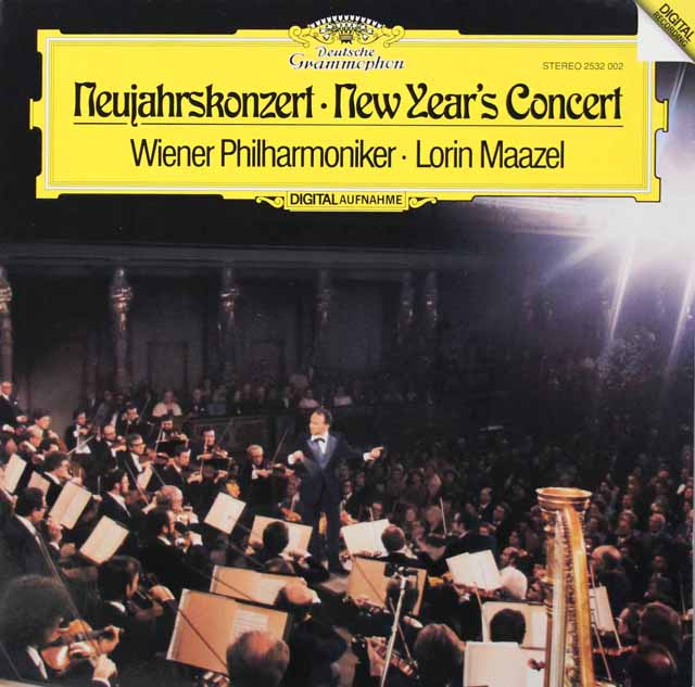 【4枚セット】マゼールのニューイヤー・コンサート1980-1983　独DGG　3440　LP レコード