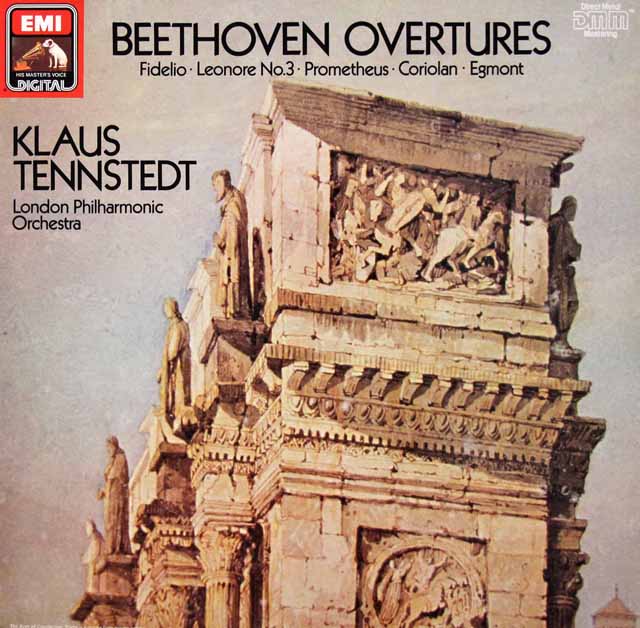 テンシュテットのベートーヴェン/序曲集　独EMI　3440　LP レコード
