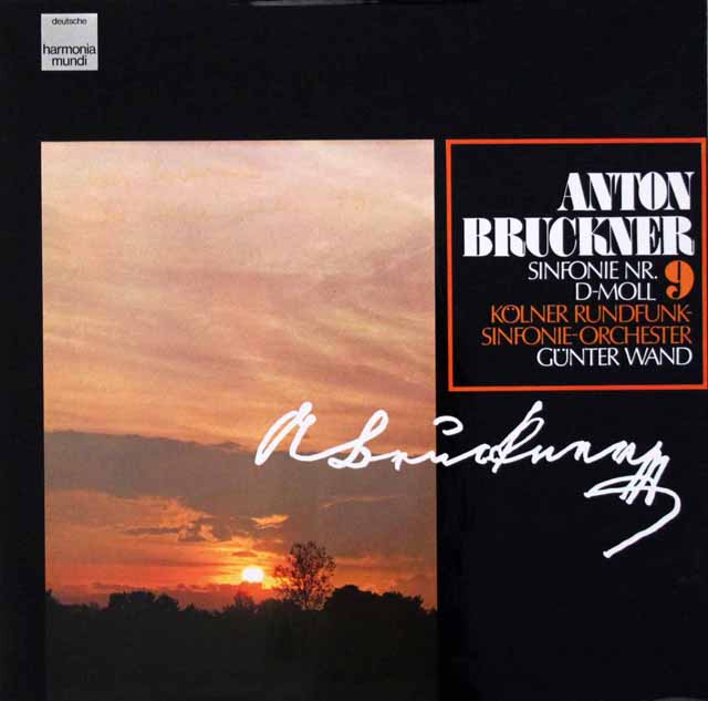 ヴァントのブルックナー/交響曲第9番　独HM　3440　LP レコード