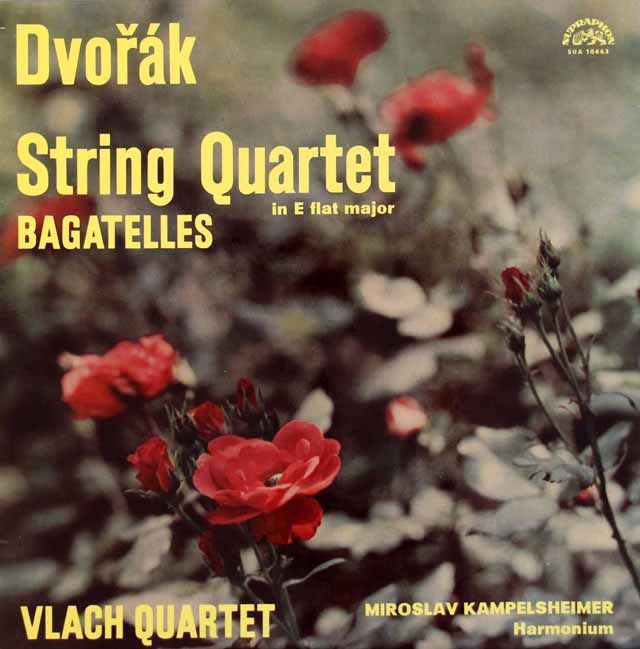 ヴラフ四重奏団のドヴォルザーク/弦楽四重奏曲第10番ほか　チェコスロヴァキアSUPRAPHON　3440　LP レコード