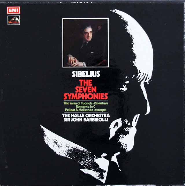 バルビローリのシベリウス/交響曲全集 　英EMI　3440　LP レコード