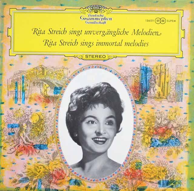 シュトライヒの「不滅の旋律集」　独DGG　3441　LP　レコード