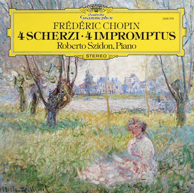 シドンのショパン/スケルツォ、即興曲全曲集　独DGG　3441　LP レコード
