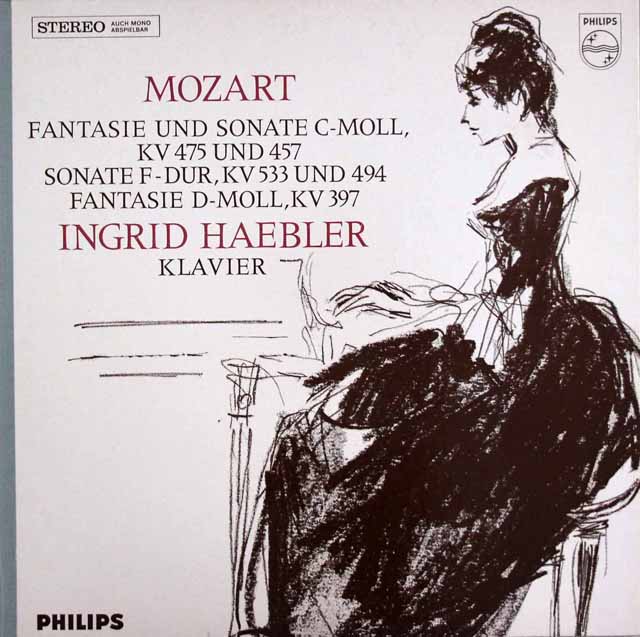 ヘブラーのモーツァルト/幻想曲ハ短調、ピアノソナタ第14番ほか　蘭PHILIPS　3441　LP レコード