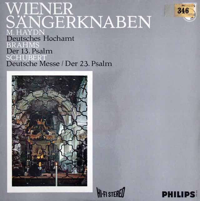 ウィーン少年合唱団の「宗教音楽集」　蘭PHILIPS　3441　LP レコード