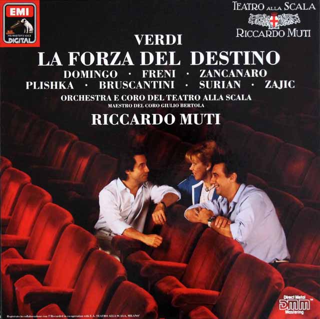 ムーティのヴェルディ/「運命の力」全曲　独EMI　3441　LP レコード