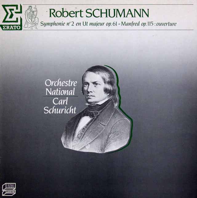 シューリヒトのシューマン/交響曲第2番ほか　仏ERATO　3441　LP レコード