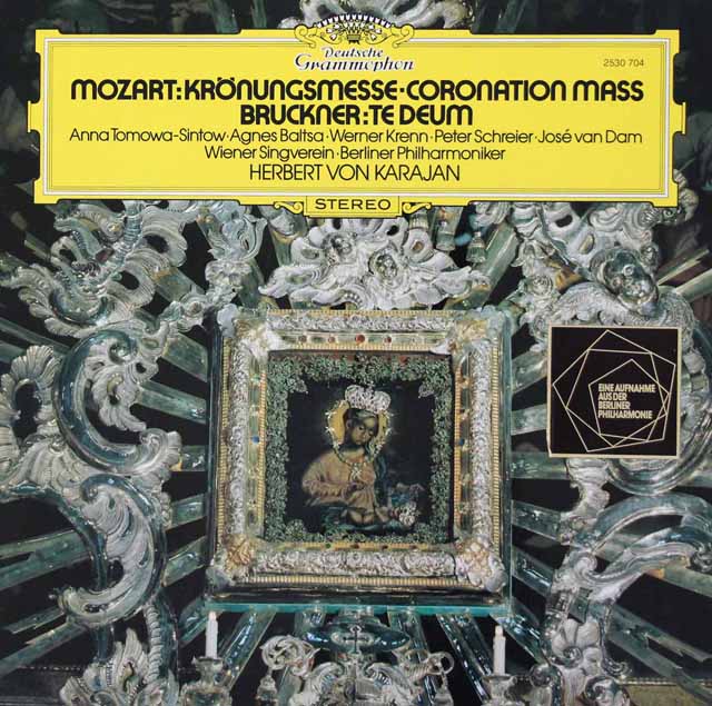 カラヤンのモーツァルト/「戴冠式ミサ」ほか　 独DGG　3442　LP レコード