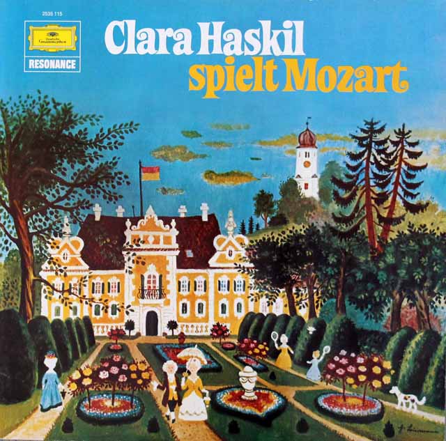 ハスキルのモーツァルト/ピアノ協奏曲第13番ほか　独DGG　3442　LP レコード