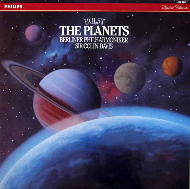 デイヴィスのホルスト/組曲「惑星」　蘭PHILIPS　3442　LP レコード