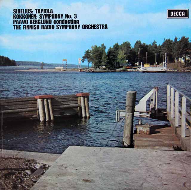 【オリジナル盤】　ベルグルンドのシベリウス/交響詩「タピオラ」ほか　英DECCA　3442　LP レコード