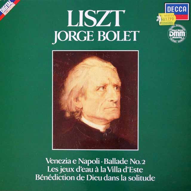 ボレットのリスト/「ヴェネチアとナポリ」ほか　独DECCA　3442　LP レコード