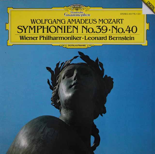 バーンスタインのモーツァルト/交響曲第40、39番　独DGG　3443　LP レコード