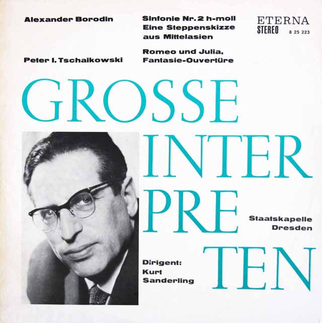 ザンデルリンクのボロディン/交響曲第2番ほか　独ETERNA　3443　LP レコード