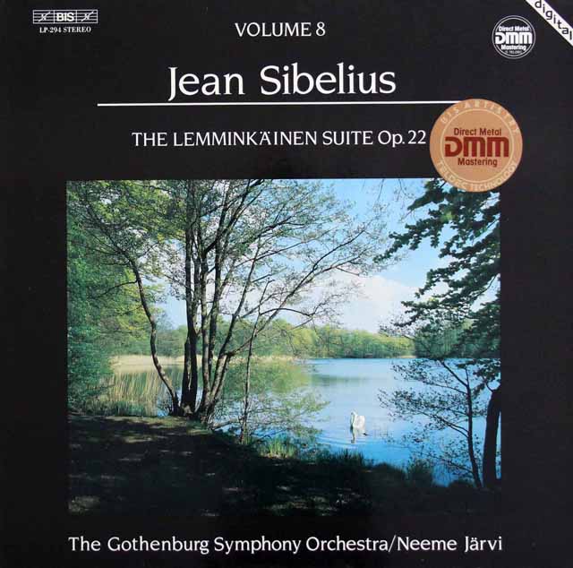 ヤルヴィのシベリウス/「レンミンカイネン組曲」　独BIS　3443　LP レコード