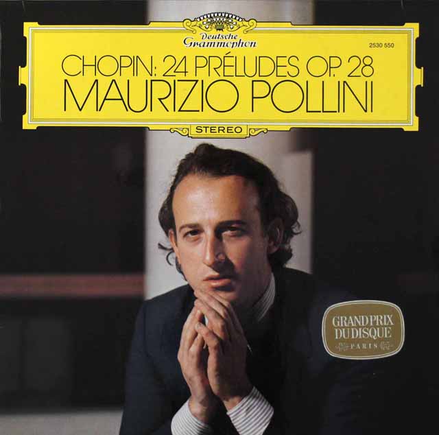 ポリーニのショパン/24の前奏曲　独DGG　3444　LP レコード