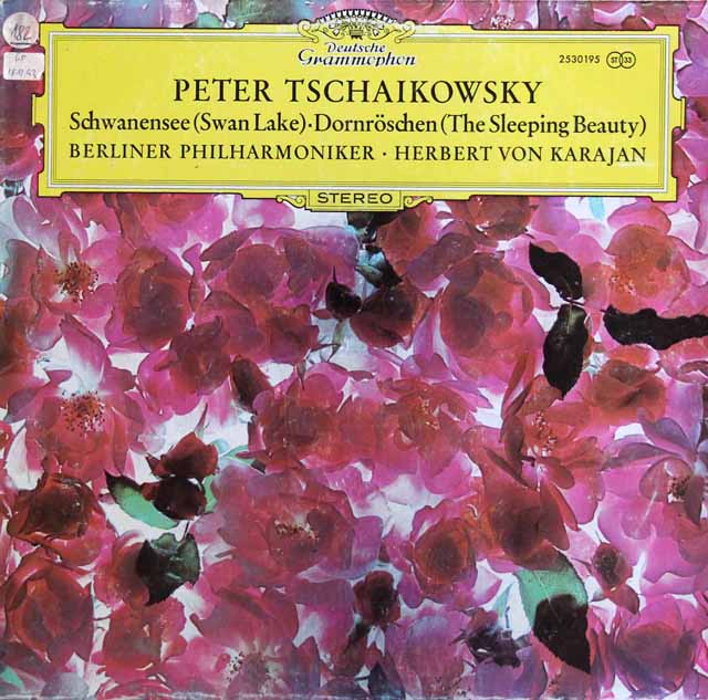 カラヤンのチャイコフスキー/「白鳥の湖」、「眠りの森の美女」　独DGG　3444　LP レコード