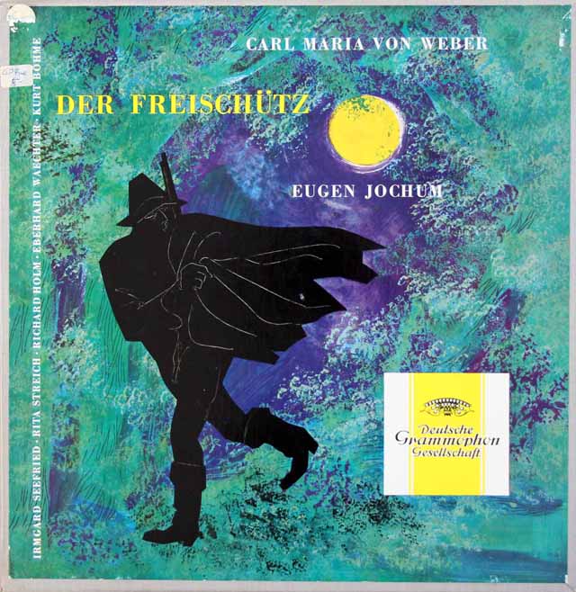 【オリジナル盤】　ヨッフムのウェーバー/歌劇「魔弾の射手」全曲　独DGG　3444　LP レコード