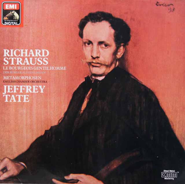 テイトのR.シュトラウス/「町人貴族」ほか　独EMI　3444　LP レコード
