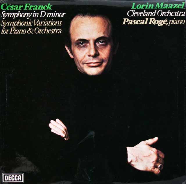 【オリジナル盤】　マゼールのフランク/交響曲ニ短調ほか　英DECCA　3501　LP レコード