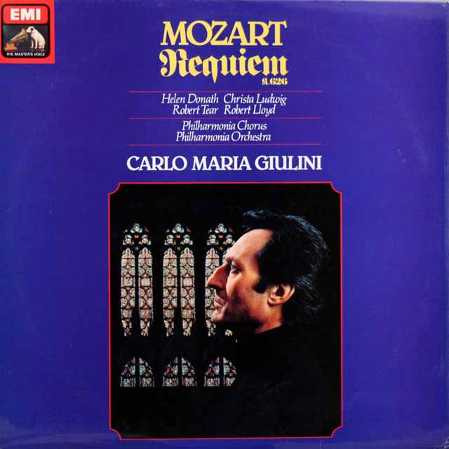 【オリジナル盤】　ジュリーニのモーツァルト/「レクイエム」　英EMI　3501　LP レコード