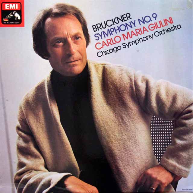 【オリジナル盤】　ジュリーニのブルックナー/交響曲第9番　英EMI　3501　LP レコード