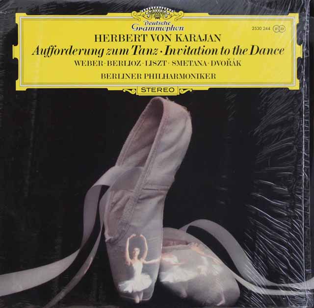 カラヤンのウェーバー/「舞踏への招待」ほか　独DGG　3501　LP レコード