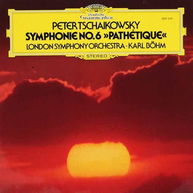 ベームのチャイコフスキー/交響曲第6番「悲愴」　独DGG　3501　LP レコード