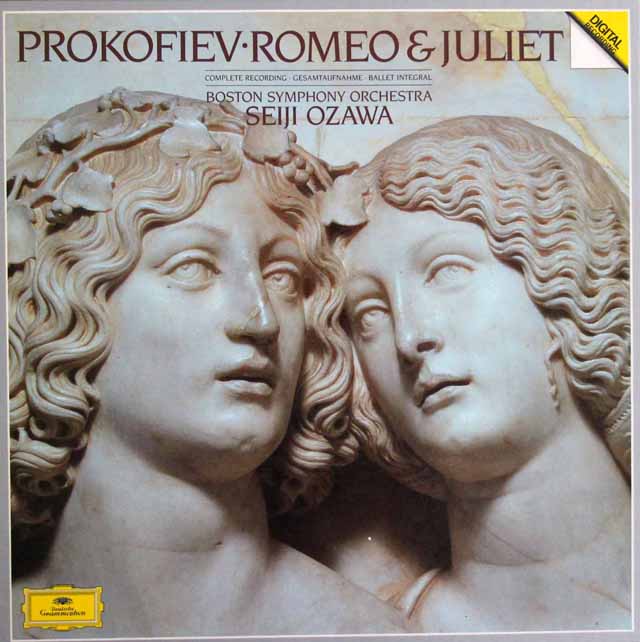 小澤のプロコフィエフ/バレエ音楽「ロメオとジュリエット」全曲　独DGG　3502　LP レコード