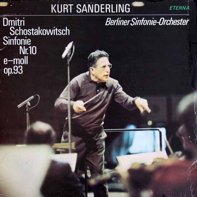ザンデルリンクのショスタコーヴィチ/交響曲第10番　独ETERNA　3502　LP レコード