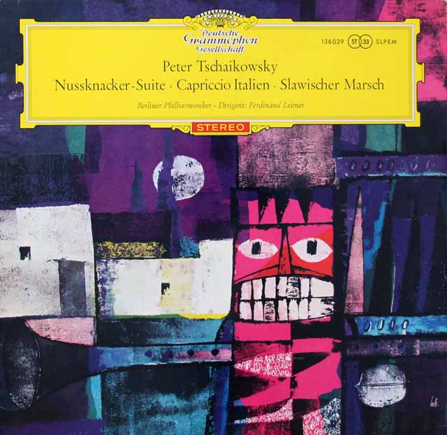 【赤ステレオ、独最初期盤】　ライトナーのチャイコフスキー/「くるみ割り人形」ほか 　独DGG　3503　LP レコード