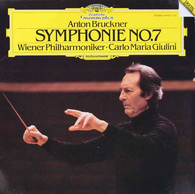 ジュリーニのブルックナー/交響曲第7番　独DGG　3503　LP レコード