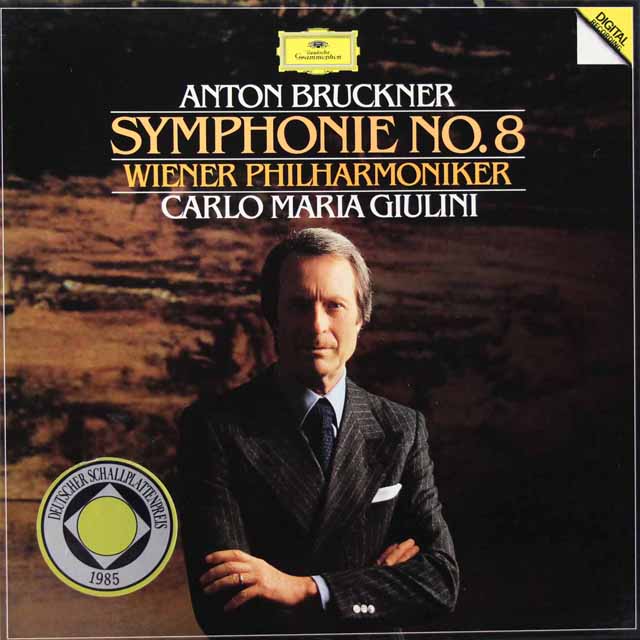 ジュリーニのブルックナー/交響曲第8番　独DGG　3503　LP レコード