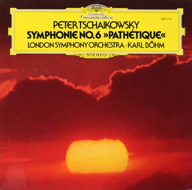 ベームのチャイコフスキー/交響曲第6番「悲愴」　独DGG　3503　LP レコード