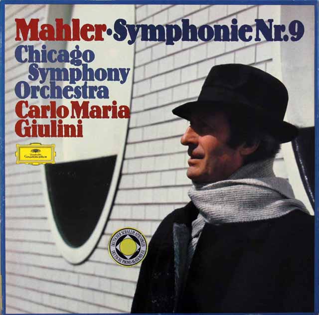 ジュリーニのマーラー/交響曲第9番　独DGG　3503　LP レコード