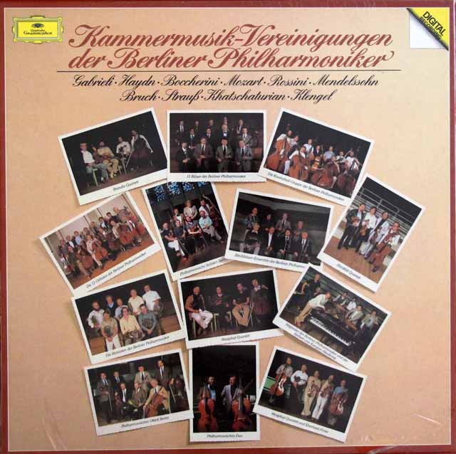 【未開封】　超絶技巧の饗宴 - ベルリン・フィルの名手たち、ゼレンカ、ガブリエリ、ハイドン、モーツァルトほか/室内楽曲集　独DGG　3503　LP レコード