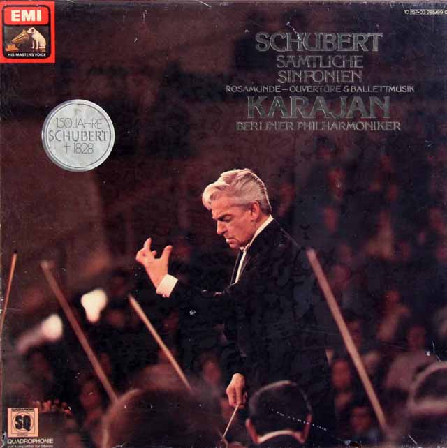 【未開封】　カラヤンのシューベルト/交響曲全集　独EMI　3503　LP レコード