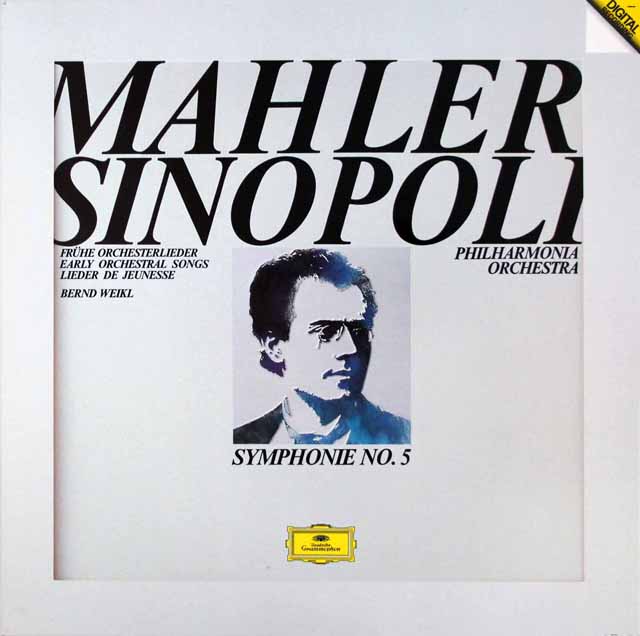 シノーポリのマーラー/交響曲第5番ほか　独DGG　3504　LP レコード