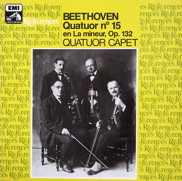 カペー四重奏団のベートーヴェン/弦楽四重奏曲第15番　仏EMI(VSM)　3504　LP レコード