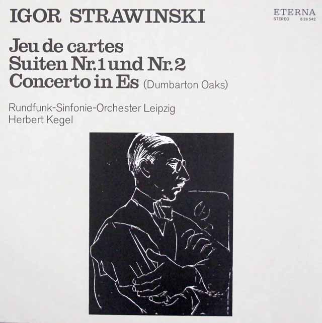 ケーゲルのストラヴィンスキー/「カルタ遊び」ほか　独ETERNA　3504　LP レコード