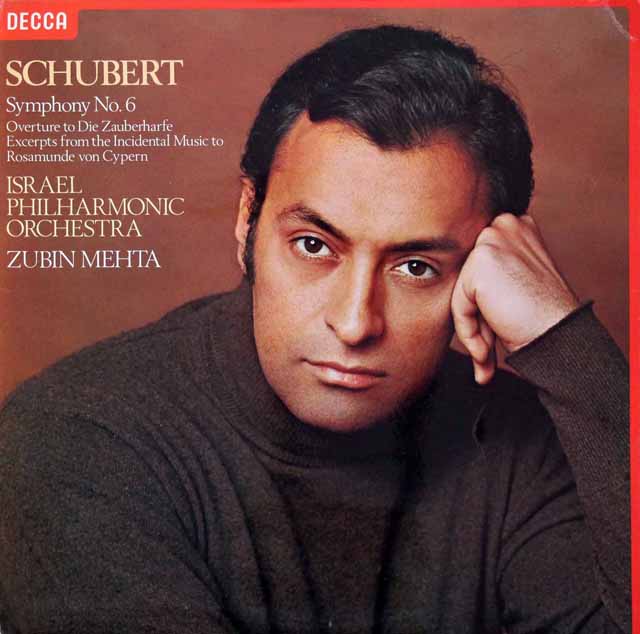 【オリジナル盤】　メータのシューベルト/交響曲第6番ほか　英DECCA　3504　LP レコード